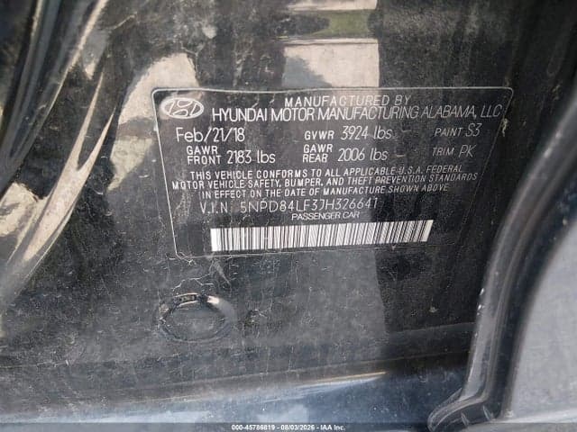 2018 HYUNDAI ELANTRA SEL 9