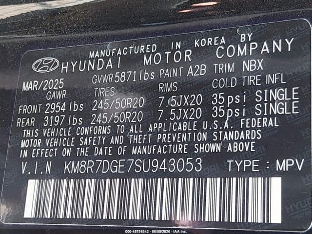 2025 HYUNDAI PALISADE CALLIGRAPHY 9