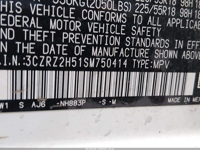 2025 HONDA HR-V AWD SPORT 9