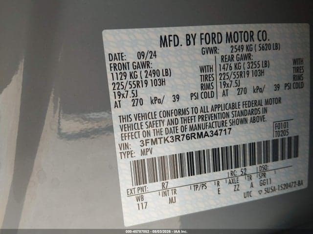 2024 FORD MUSTANG MACH-E PREMIUM 9