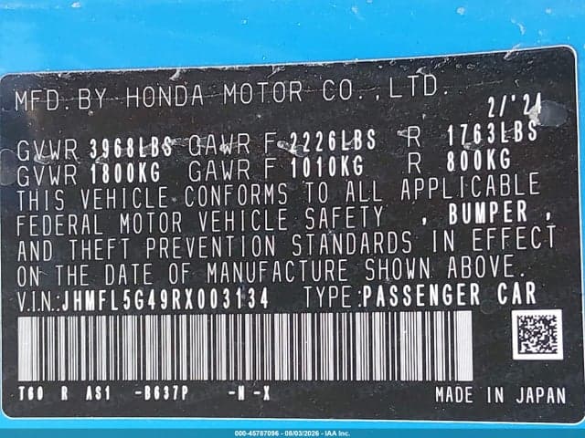 2024 HONDA CIVIC TYPE R 9