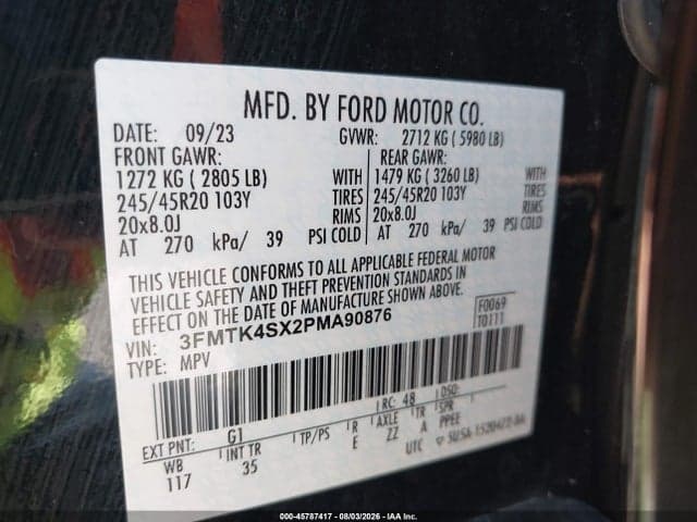 2023 FORD MUSTANG MACH-E GT 9