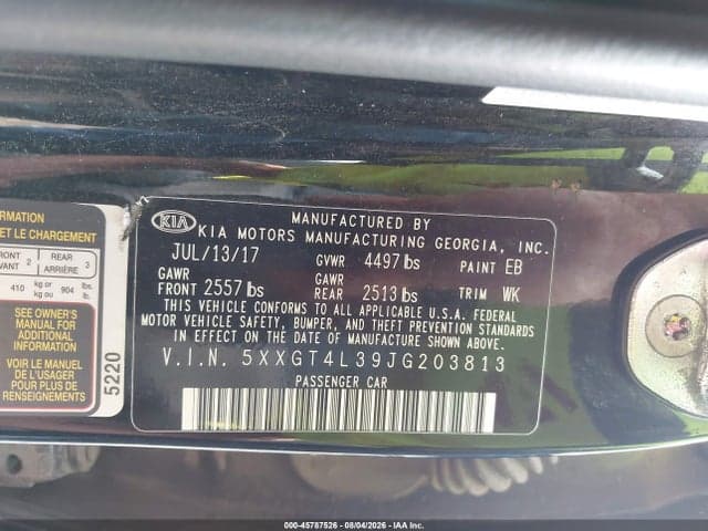 2018 KIA OPTIMA S 9