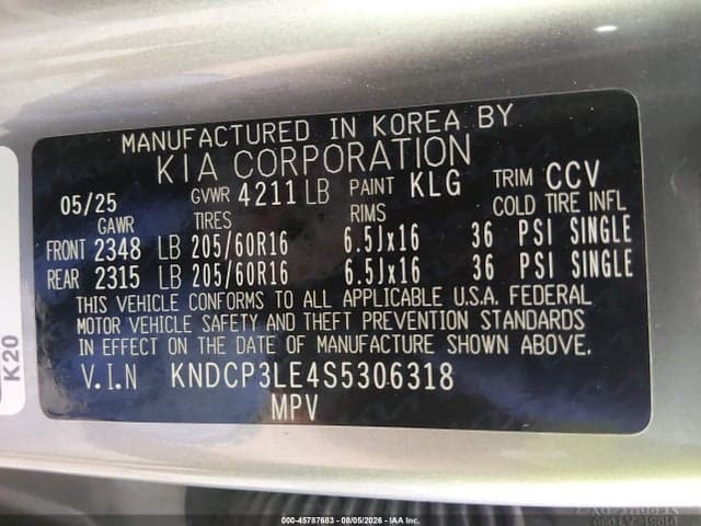 2025 KIA NIRO LX 9