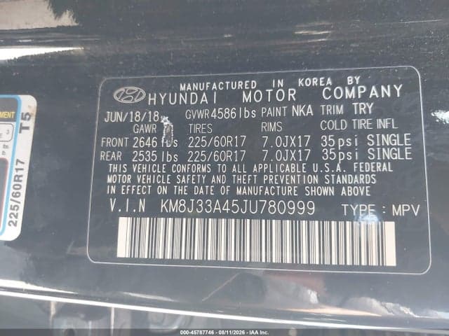 2018 HYUNDAI TUCSON SEL PLUS 9