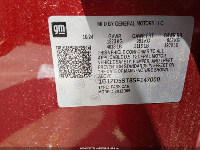 2025 CHEVROLET MALIBU FWD 1LT 9