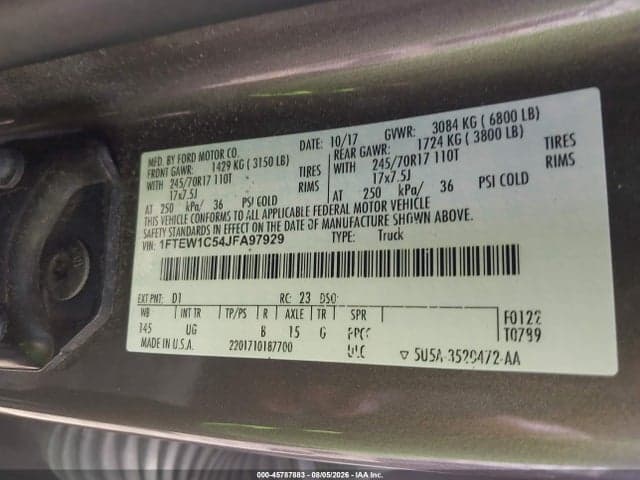 2018 FORD F-150 XLT 9