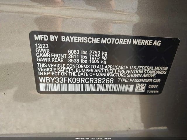 2024 BMW I5 EDRIVE40 9