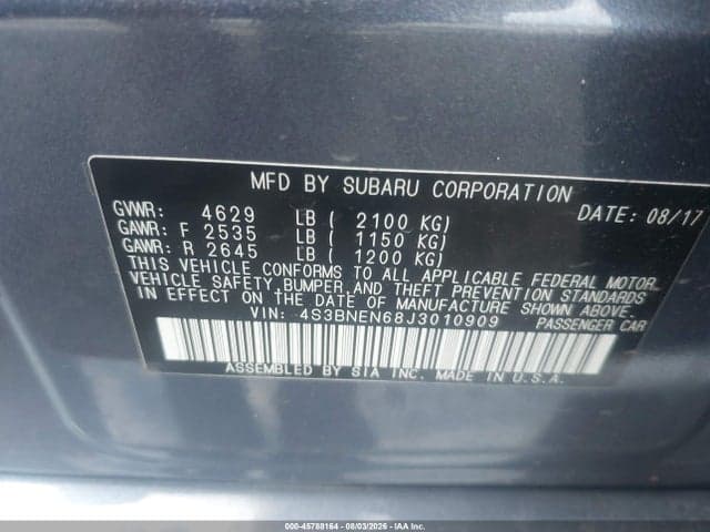 2018 SUBARU LEGACY 3.6R LIMITED 9