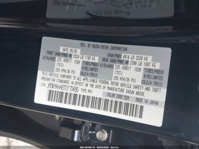 2026 MAZDA CX-5 2.5 S 9