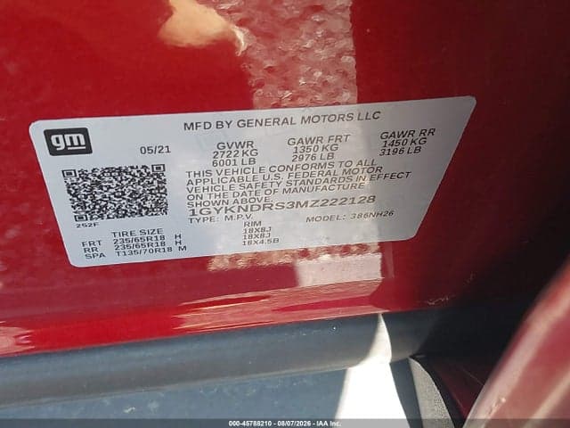2021 CADILLAC XT5 AWD PREMIUM LUXURY 9