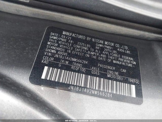 2021 NISSAN ROGUE SPORT S FWD XTRONIC CVT 9