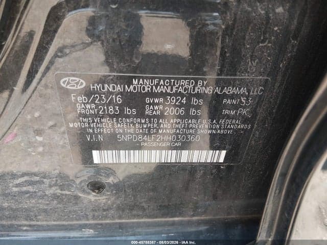 2017 HYUNDAI ELANTRA LIMITED 9