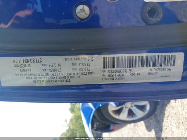 2019 DODGE CHALLENGER SXT 9
