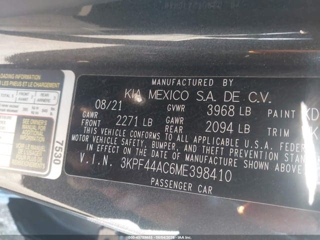 2021 KIA FORTE GT 9