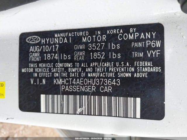 2017 HYUNDAI ACCENT SE 9