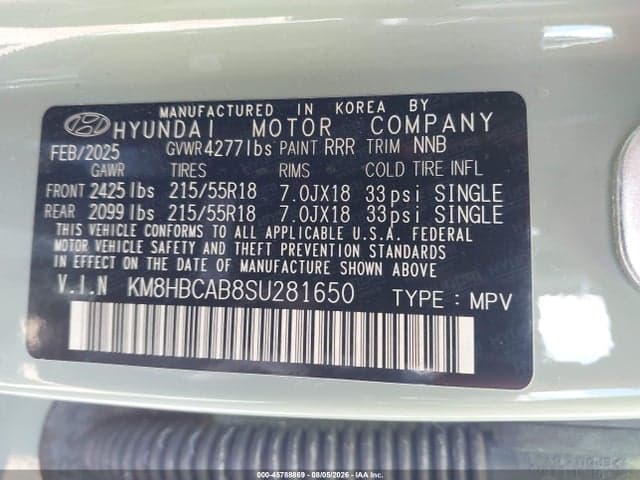 2025 HYUNDAI KONA SEL 9
