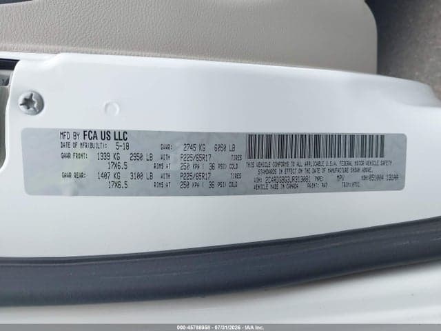 2018 DODGE GRAND CARAVAN SE 9