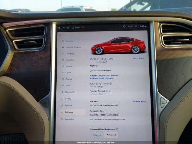 2017 TESLA MODEL S 100D/60D/75D/90D/P100D 7
