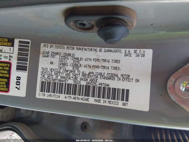 2021 TOYOTA TACOMA SR5 V6 9