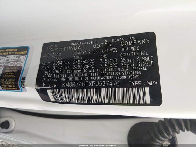 2023 HYUNDAI PALISADE CALLIGRAPHY 9