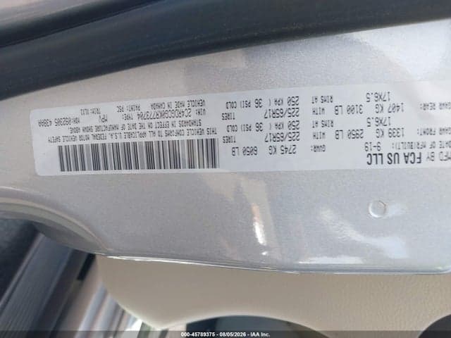 2019 DODGE GRAND CARAVAN SXT 9