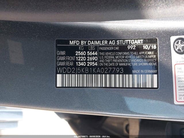 2019 MERCEDES-BENZ CLS 450 4MATIC 9