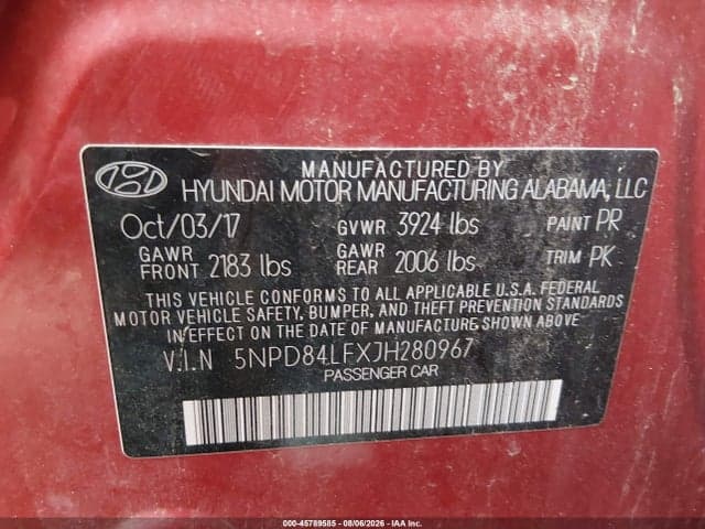 2018 HYUNDAI ELANTRA VALUE EDITION 9