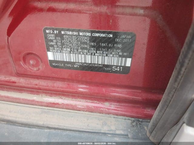 2018 MITSUBISHI OUTLANDER SE 9