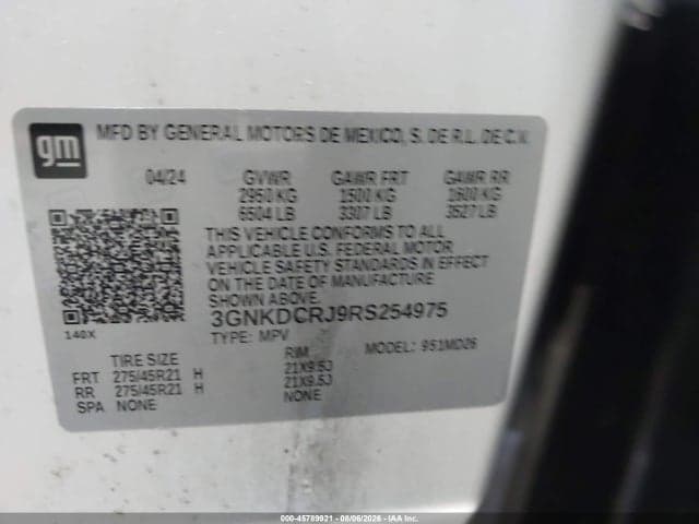 2024 CHEVROLET BLAZER EV EAWD RS 9