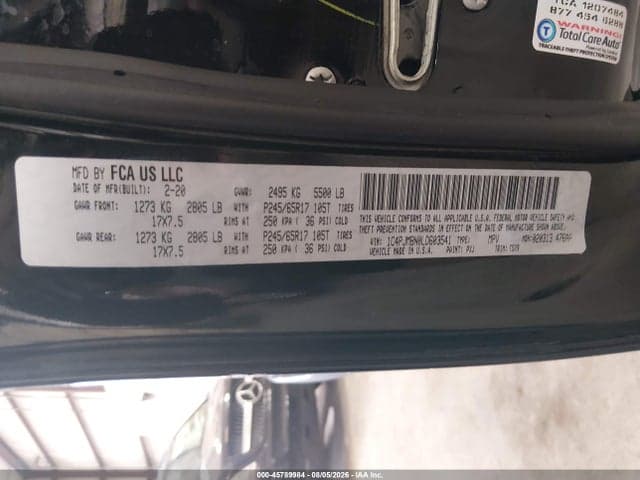 2020 JEEP CHEROKEE TRAILHAWK 4X4 9