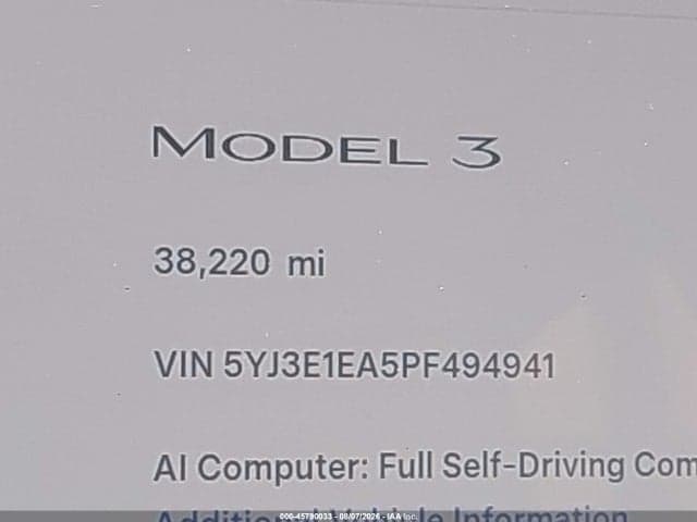 2023 TESLA MODEL 3 REAR-WHEEL DRIVE 15