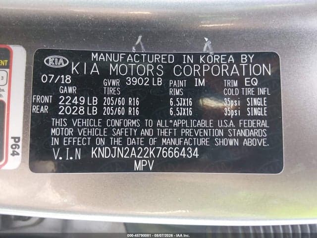 2019 KIA SOUL 9