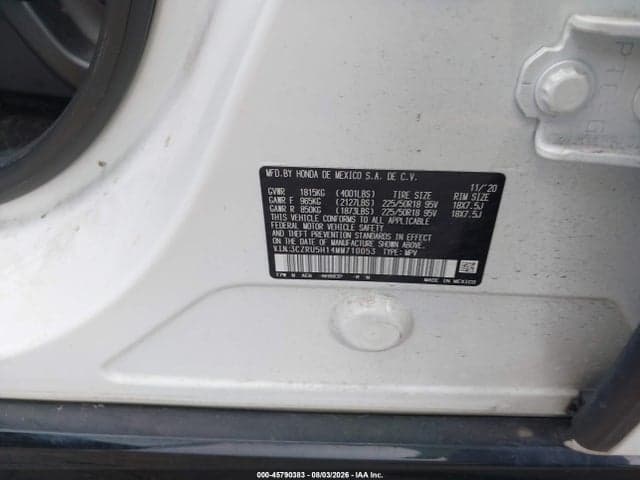 2021 HONDA HR-V 2WD SPORT 9