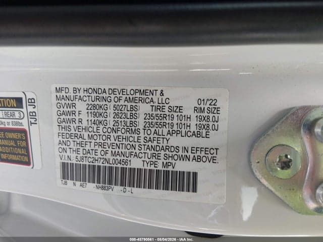2022 ACURA RDX ADVANCE PACKAGE 9