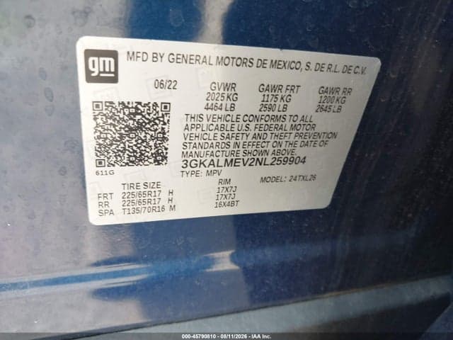 2022 GMC TERRAIN FWD SLE 9