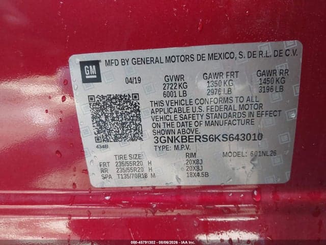 2019 CHEVROLET BLAZER RS 9