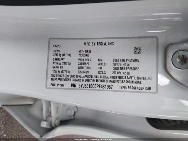 2023 TESLA MODEL 3 PERFORMANCE DUAL MOTOR ALL-WHEEL DRIVE 9