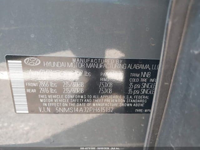 2023 HYUNDAI SANTA FE SE 9