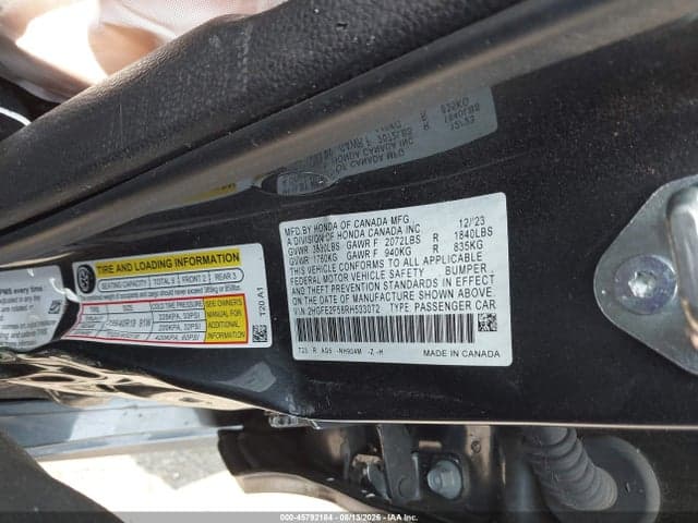 2024 HONDA CIVIC SPORT 9