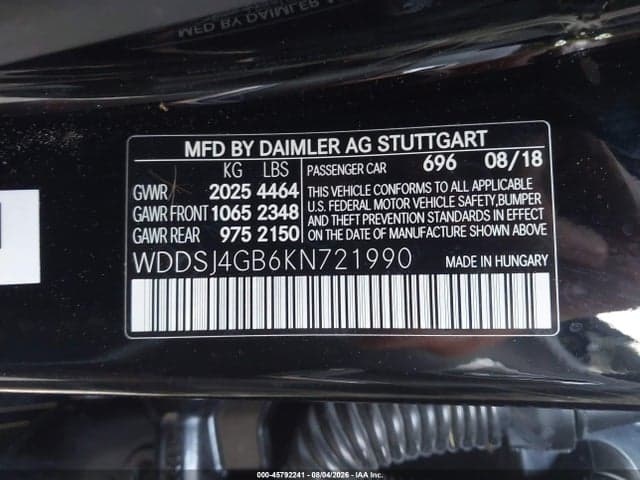 2019 MERCEDES-BENZ CLA 250 4MATIC 9