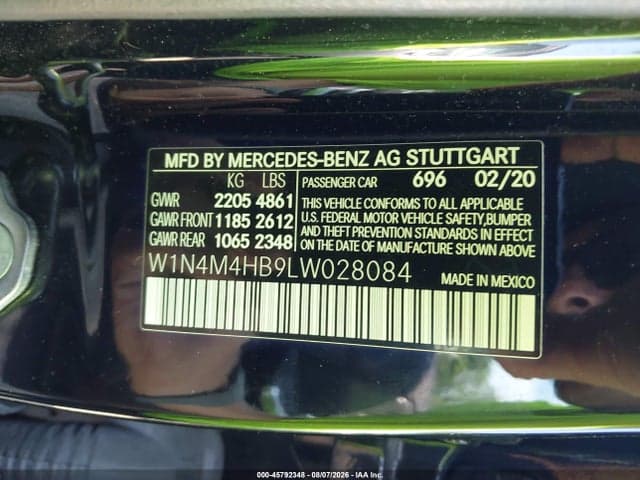 2020 MERCEDES-BENZ GLB 250 4MATIC 9