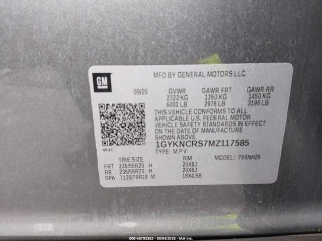2021 CADILLAC XT5 FWD PREMIUM LUXURY 9