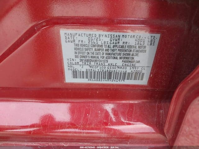 2021 NISSAN SENTRA SR XTRONIC CVT 9