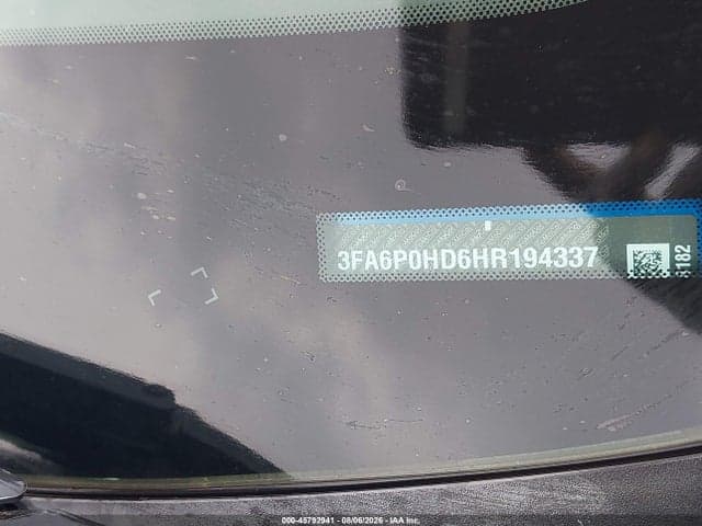 2017 FORD FUSION SE 9
