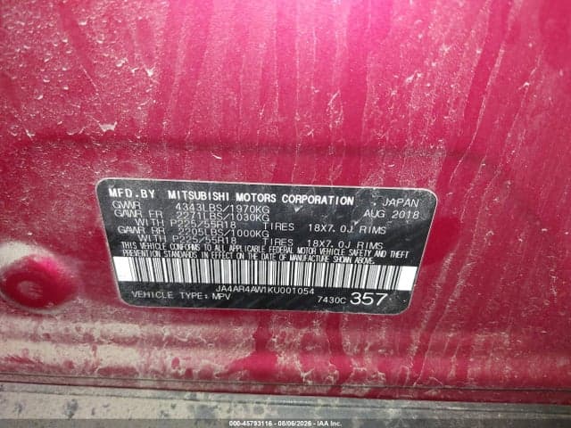 2019 MITSUBISHI OUTLANDER SPORT 2.4 GT 9