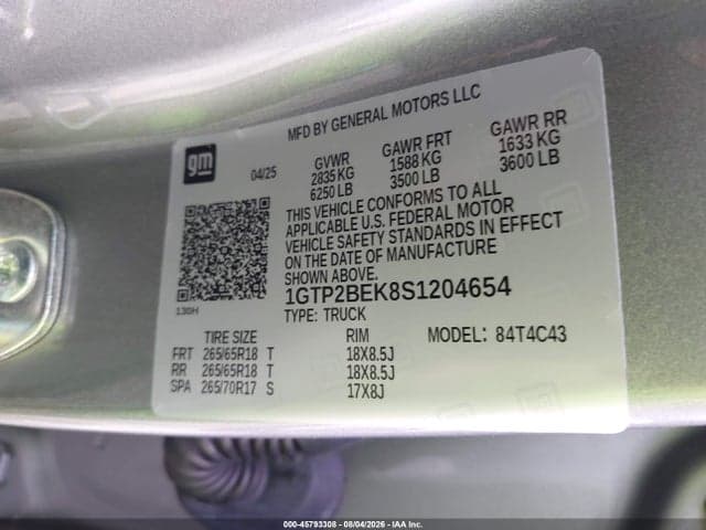 2025 GMC CANYON 4WD ELEVATION 9