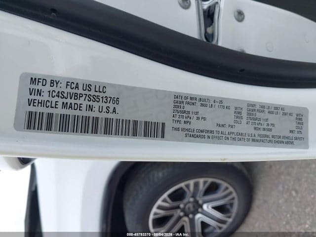 2025 JEEP WAGONEER CARBIDE 4X4 9