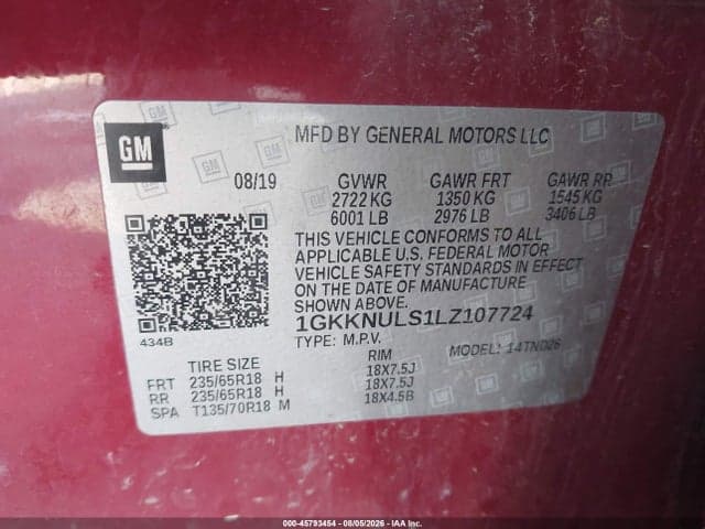 2020 GMC ACADIA AWD SLT 9