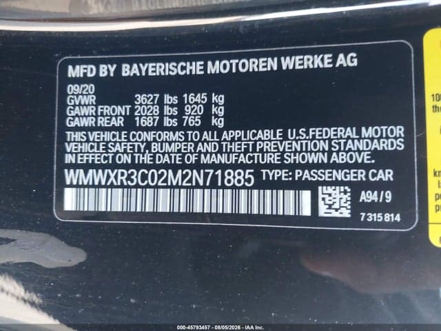 2021 MINI HARDTOP COOPER 9